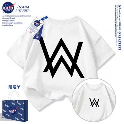 NASA联名嘉豪战衣艾伦沃克alanwalker短袖T恤DJ夏装半袖t恤学生