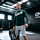 活出真我Ryderwear器械健身运动服秋季 保暖健美宽松透气训练长袖