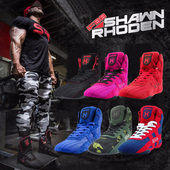 美国悍马 男 室内运动高帮健身鞋 专业健身房深蹲硬拉鞋 举重训练鞋