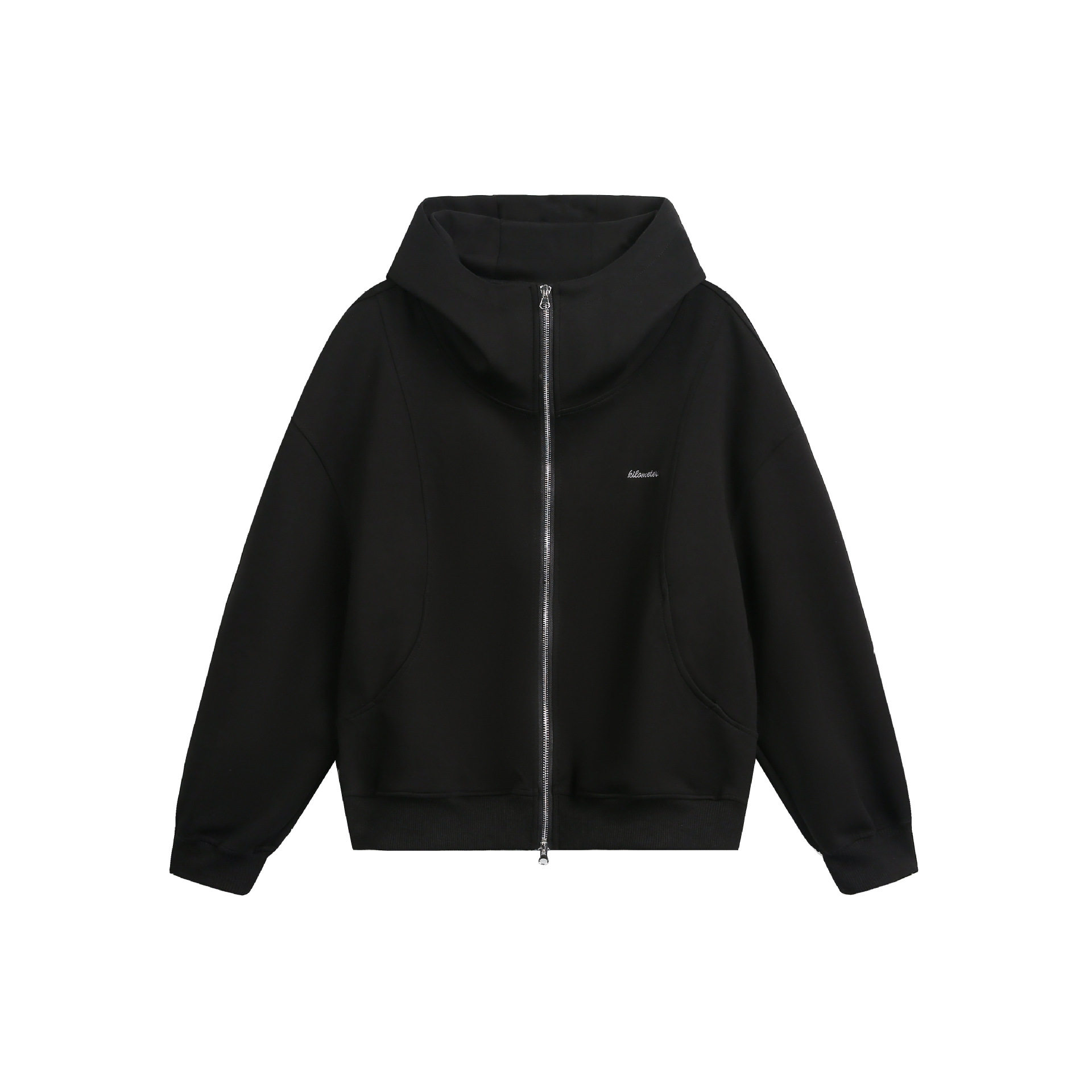 普洛克正品男女装 春秋美街头潮牌字母连帽卫衣正肩短款帽衫外套