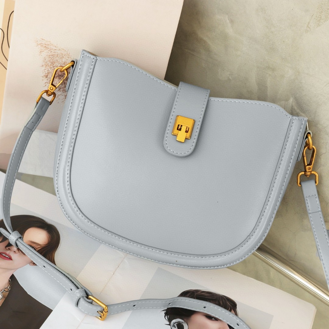 普洛克正品包女秋冬新款高级感单肩腋下包轻奢小众真皮女包斜挎包