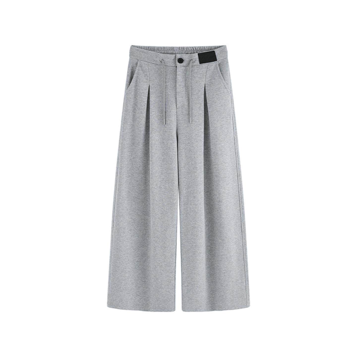 普洛克正品 古运动休闲裤男女小个子裤子阔腿裤宽松慵懒风卫裤潮