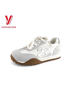 意尔康新款拼色女秋季5581ZD47849Y复古时尚2025休闲鞋德训鞋女鞋