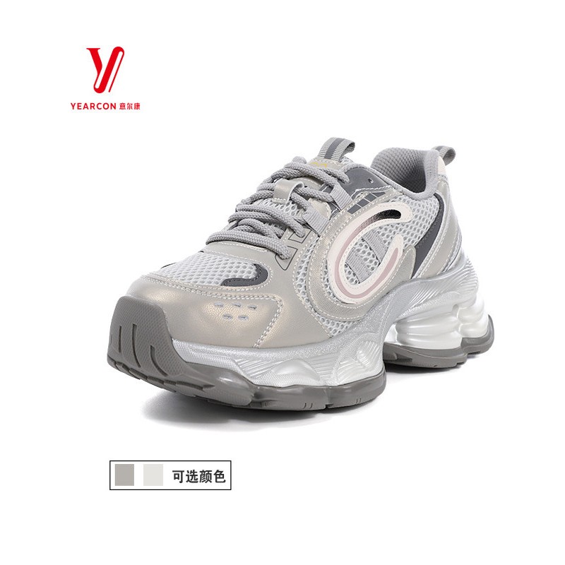 意尔康秋季5582AD13483U新款2025网面休闲鞋时尚运动女鞋老爹厚底