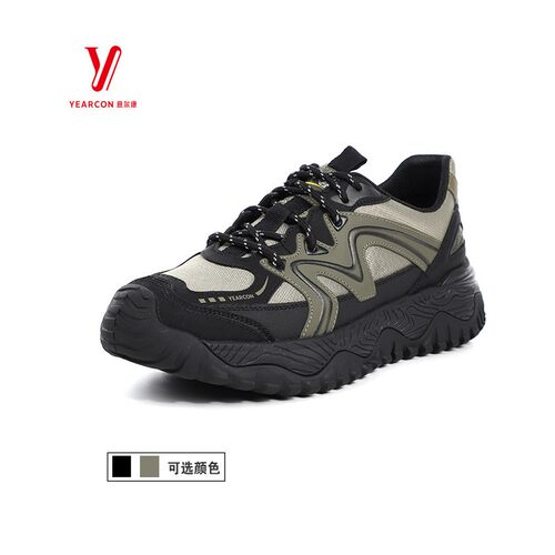 意尔康男鞋运动鞋户外秋季休闲鞋系带新款5541AE58409U厚底2025潮