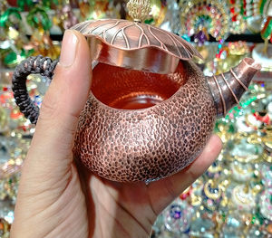 新疆喀什工艺红铜茶壶实用手工铜器家居用品