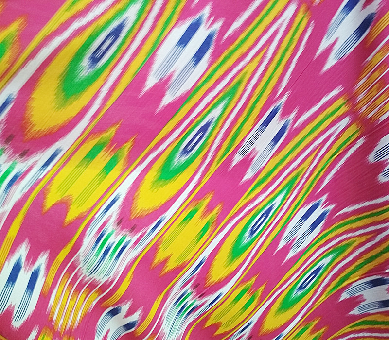 新疆民族服饰维吾尔族特色艾德莱斯绸布料宽幅1米5宽