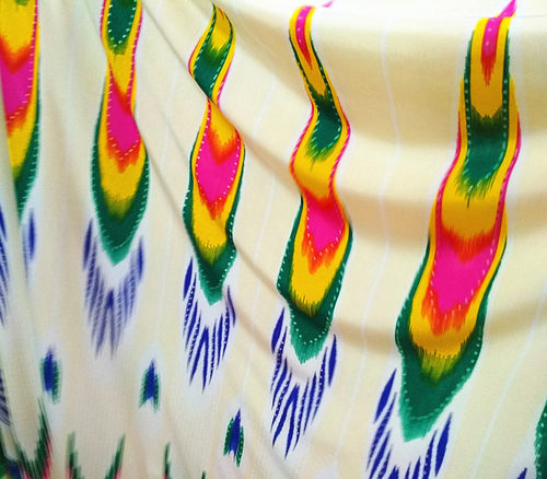 新疆布民族服饰维吾尔族特色艾德莱斯绸布料宽幅1米50CM