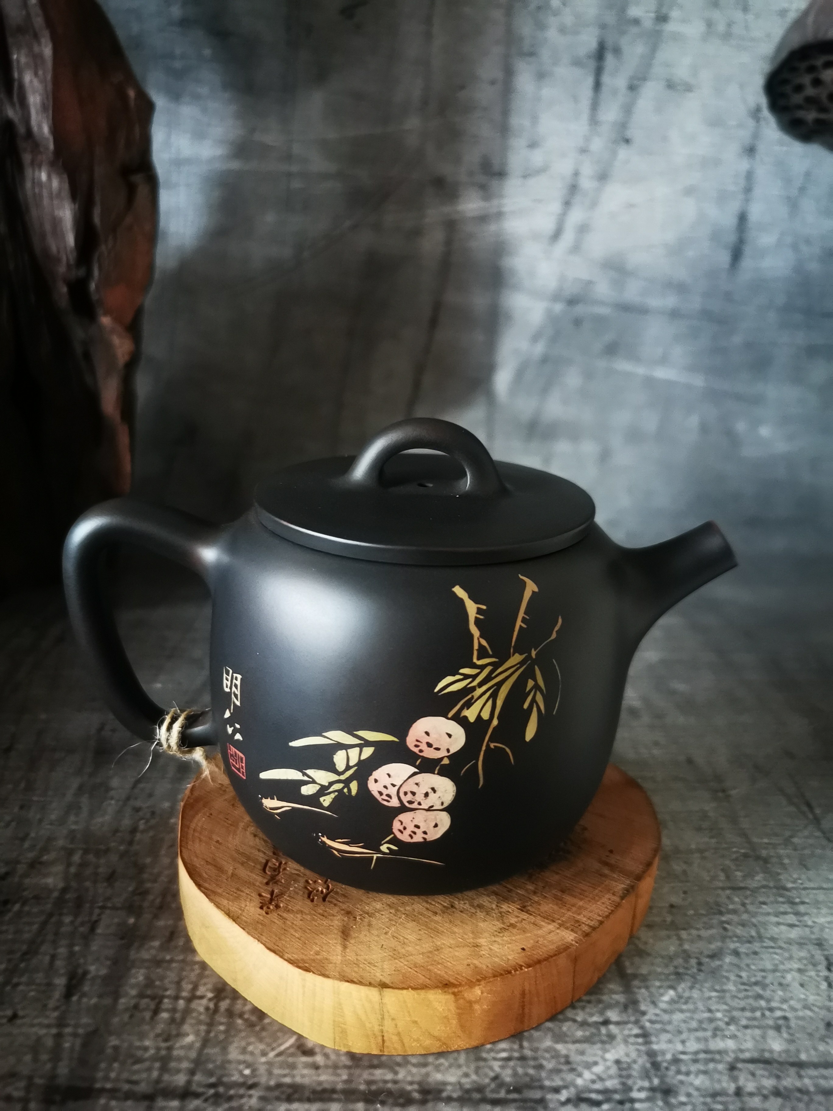 云南建水紫陶茶壶厂家直销 仁烨堂明仁大师 高石瓢壶 250cc
