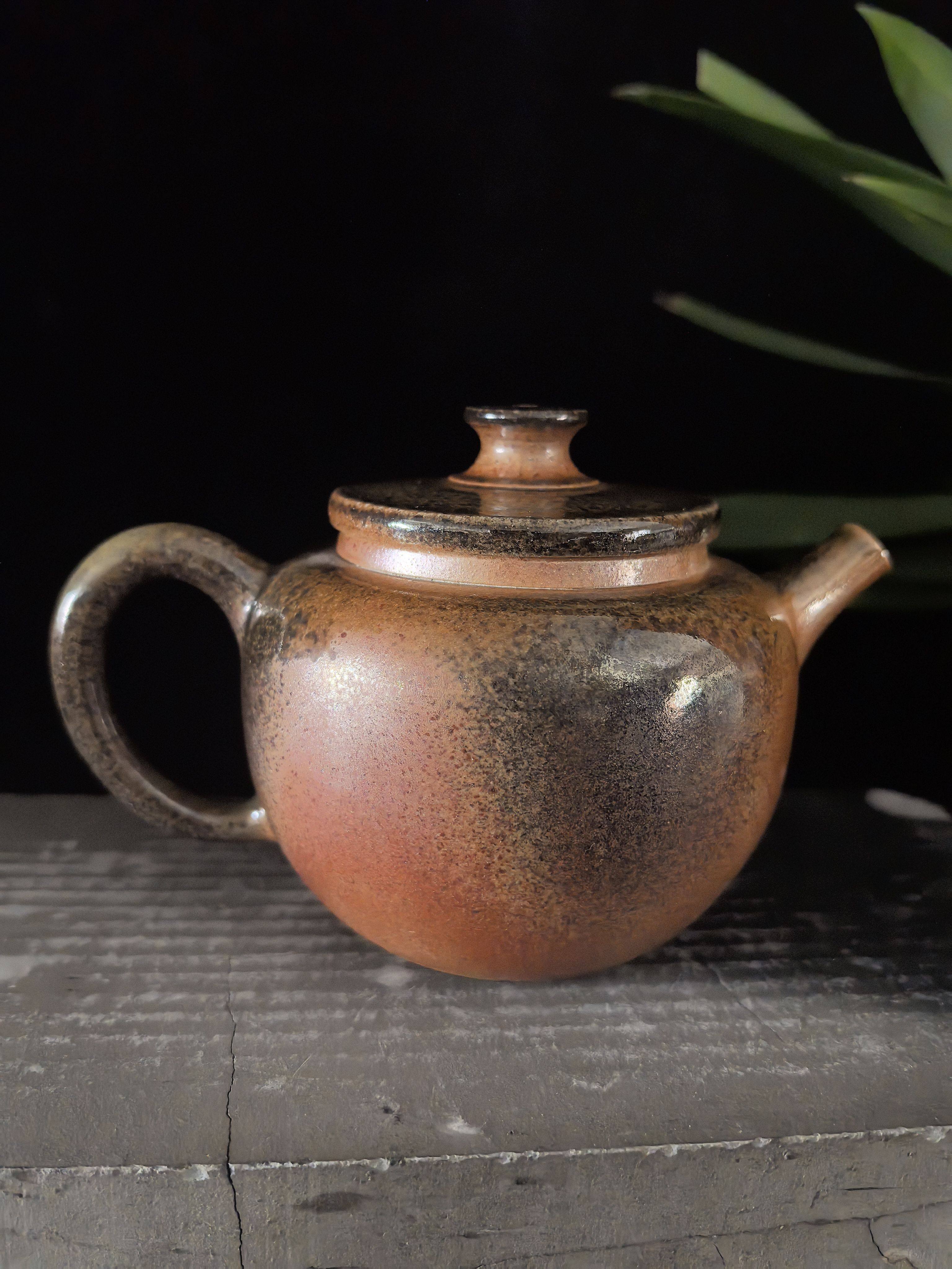 云南建水紫陶茶壶厂家直销 杨林波 柴烧大井栏壶 纯手工