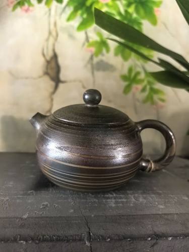 云南建水紫陶茶壶厂家直销 肖春魁浪鬼柴烧壶 胶泥壶 西施壶10