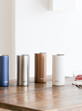 日本膳魔师夏季扎啤杯饮料杯果汁杯马克杯JDW 直身纯色保冷保温杯