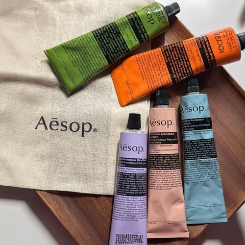 AESOP/伊索护手霜粉色赋活芬芳/蓝色尊尚芳香/保湿滋润补水防干裂