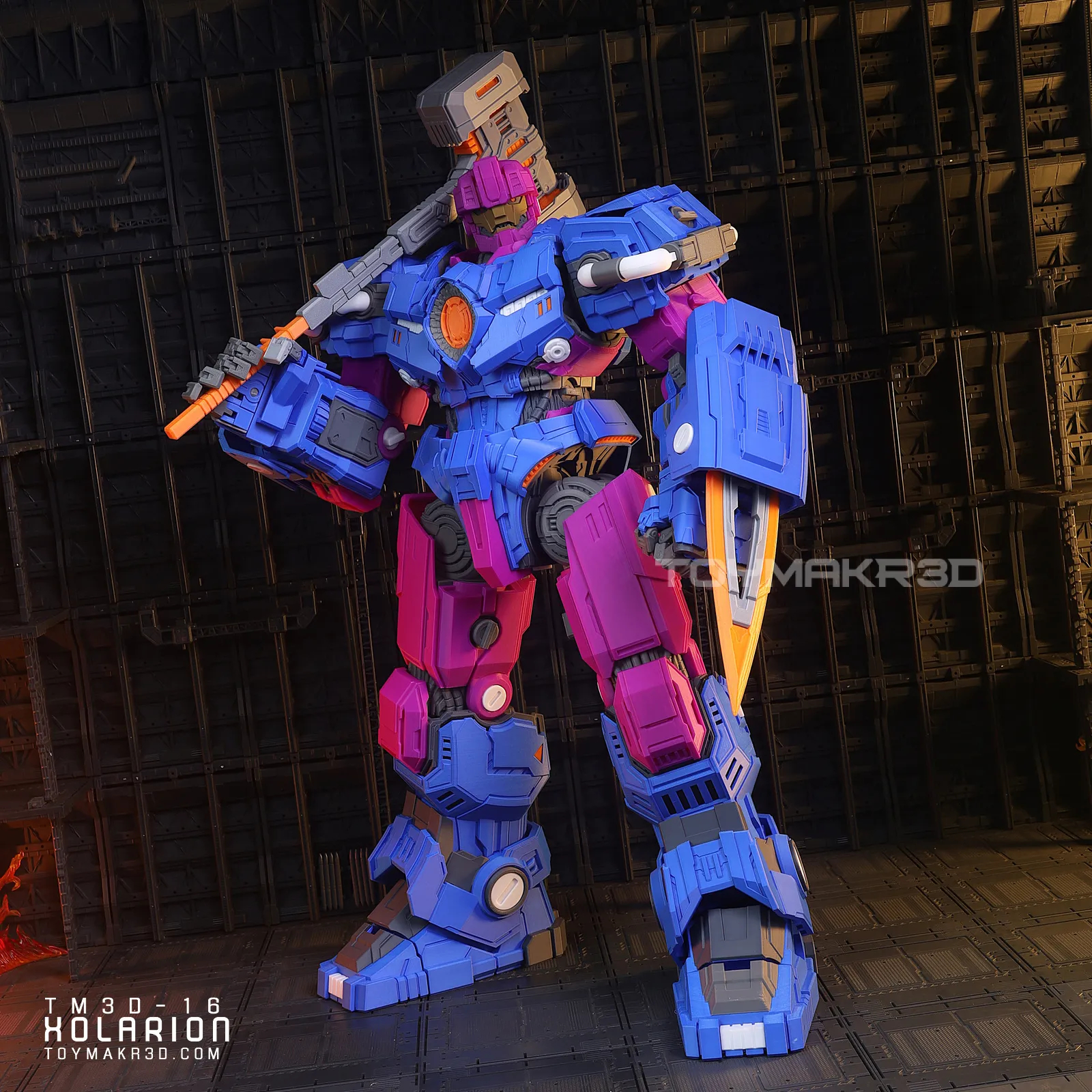 Xolarion霍拉里翁哨兵拼装机甲模型礼物3D打印可定制潮DIY动现货
