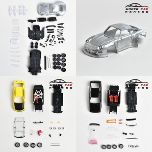 合金 民用 手工 拼装 汽车模型 993 保时捷rwb drive build