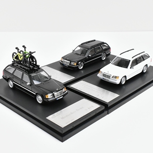 Mortal 1:64 奔驰 S124 E300旅行版 虎头奔 带配件 合金汽车模型