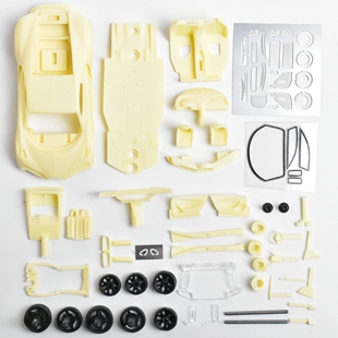 build drive 1:64 布加迪 凯龙 chiron 树脂汽车模型 拼装 手工