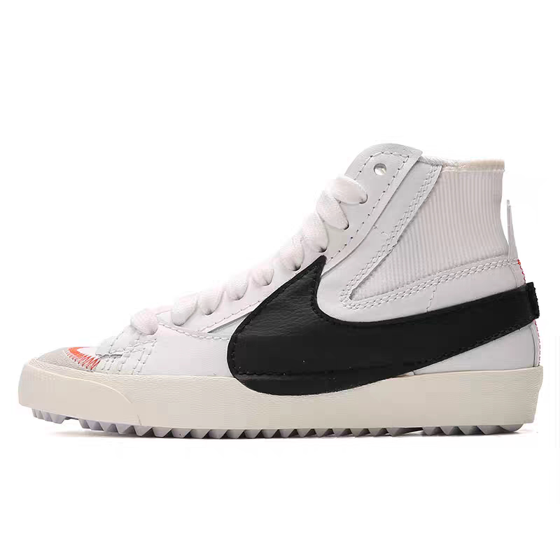 Nike Blazer 灯芯绒 '77 Jumbo 中帮板鞋 男女同款 白黑
