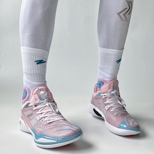 安踏轻狂4 轻狂3代男子运动篮球鞋2023夏季低帮耐磨实战篮球鞋