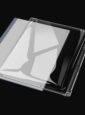 适用于Remarkable2 10.3英寸保护壳电纸书阅读器笔槽保护套防摔外壳气囊TPU软胶全包边透明保护套 无盖软壳