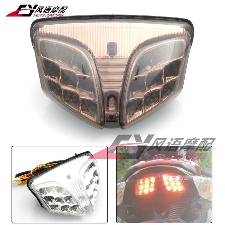 适用铃木 SV650 SV650X GSXR600/750/1000 LED后尾灯总成后刹车灯