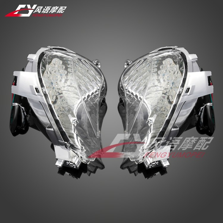 适用铃木隼1300 GSXR1300 Hayabusa 08-17年 LED 前转向灯 方向灯
