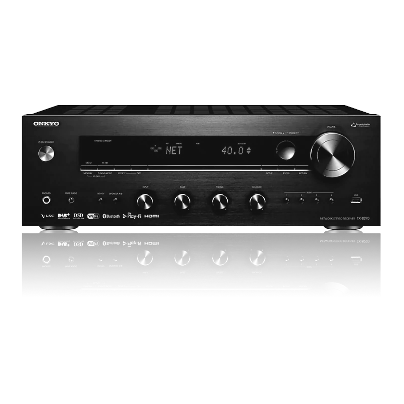 Onkyo/安桥 TX-8270 合并式立体声2.1HIFI大功率高保真发烧纯功放
