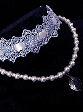 choker日常蕾丝复古宫廷风锁骨链