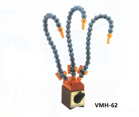 台湾鹰牌 喷油表座 三嘴喷油座 三管喷油表座磁性喷油座 VMH-62