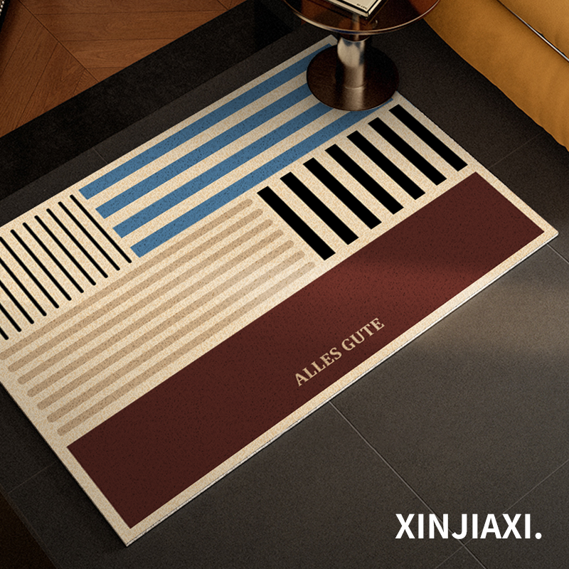 中古风丝圈地垫进门防滑脚垫可裁