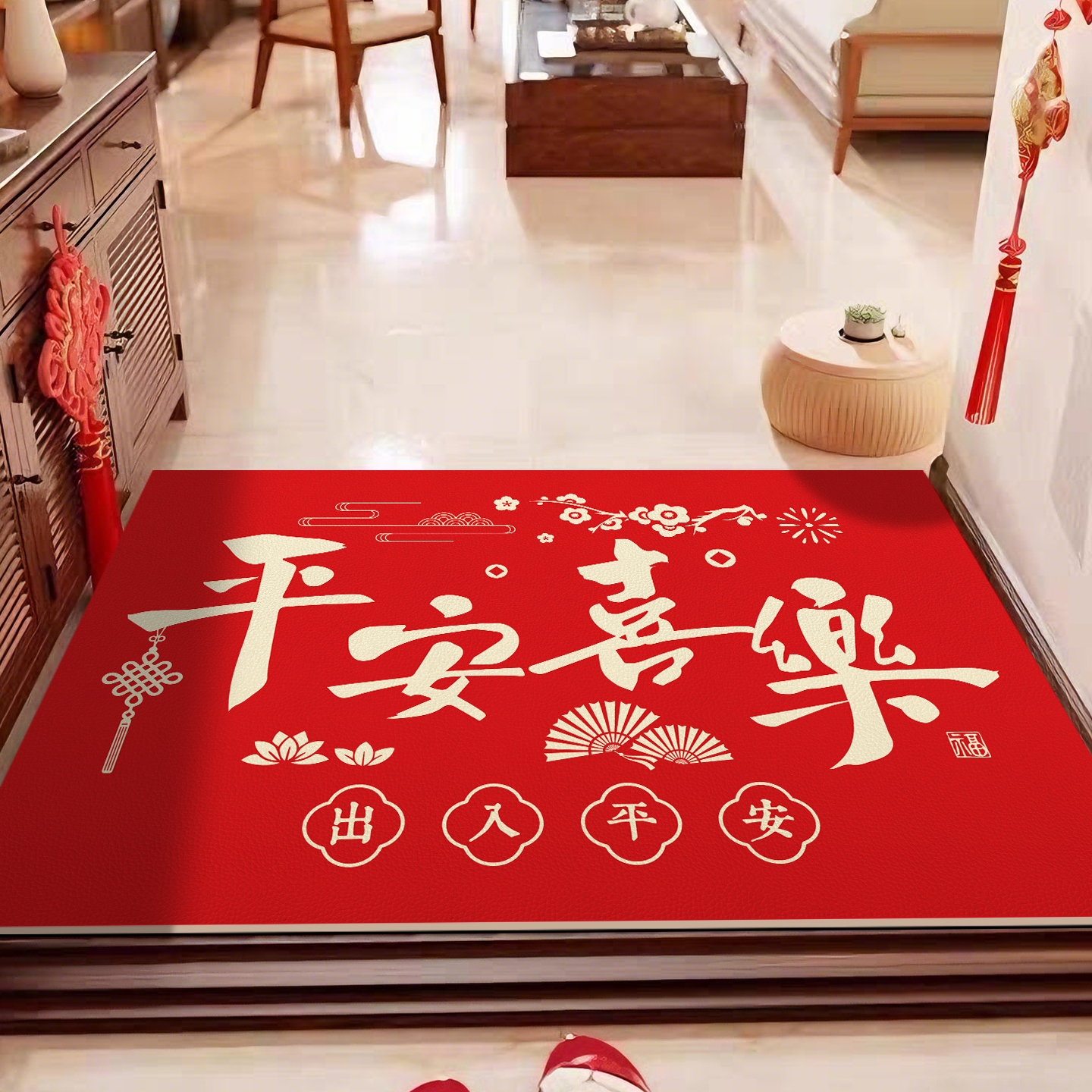 央ma力荐&耐磨免洗皮革地垫