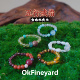 OkFineyard五行补缺喜用戒指女天然水晶串珠弹力指环小众设计尾戒