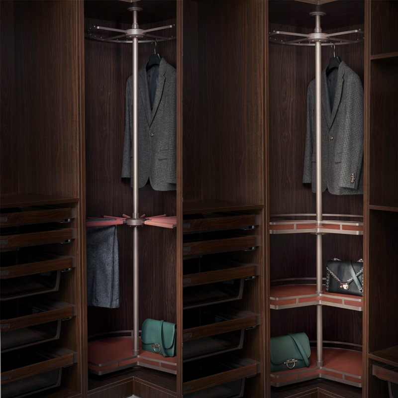 苏柏瑞旋转衣架衣柜转角裤架