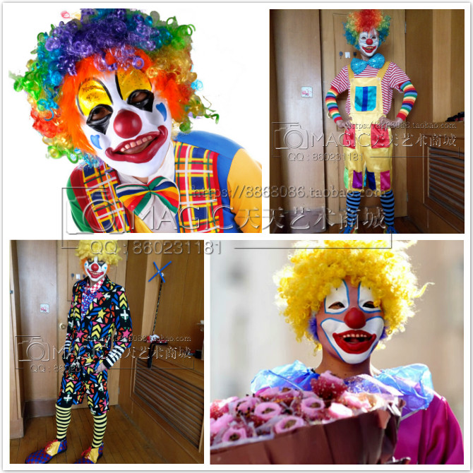 小丑面具搞笑派对面具高质量小丑演出面具专业小丑演出面具高品质