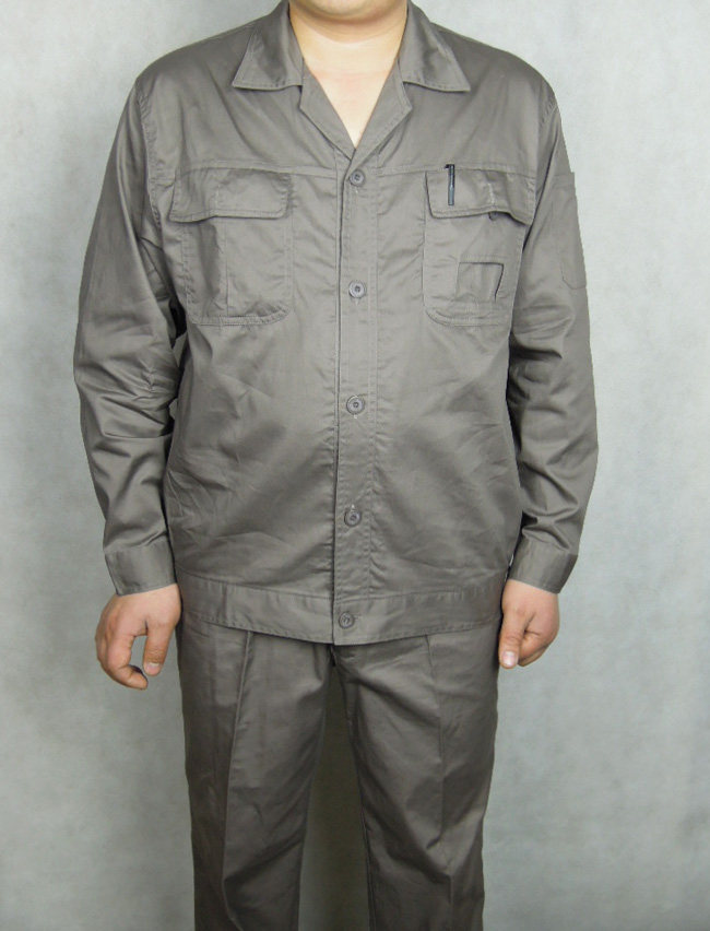 夏天纯棉长袖工作服防静电服国网水电力煤气电焊设备路桥公司工衣