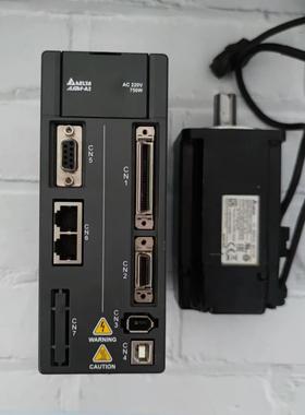 二手拆机A2台达750瓦伺服套装ASD-A2-0721-MECMA-C10807RS ES