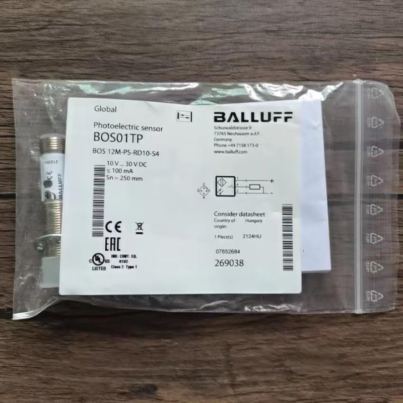 正品 巴鲁夫 BOS01TP 传感器 BOS 12M-PS-RD10-S4 现货