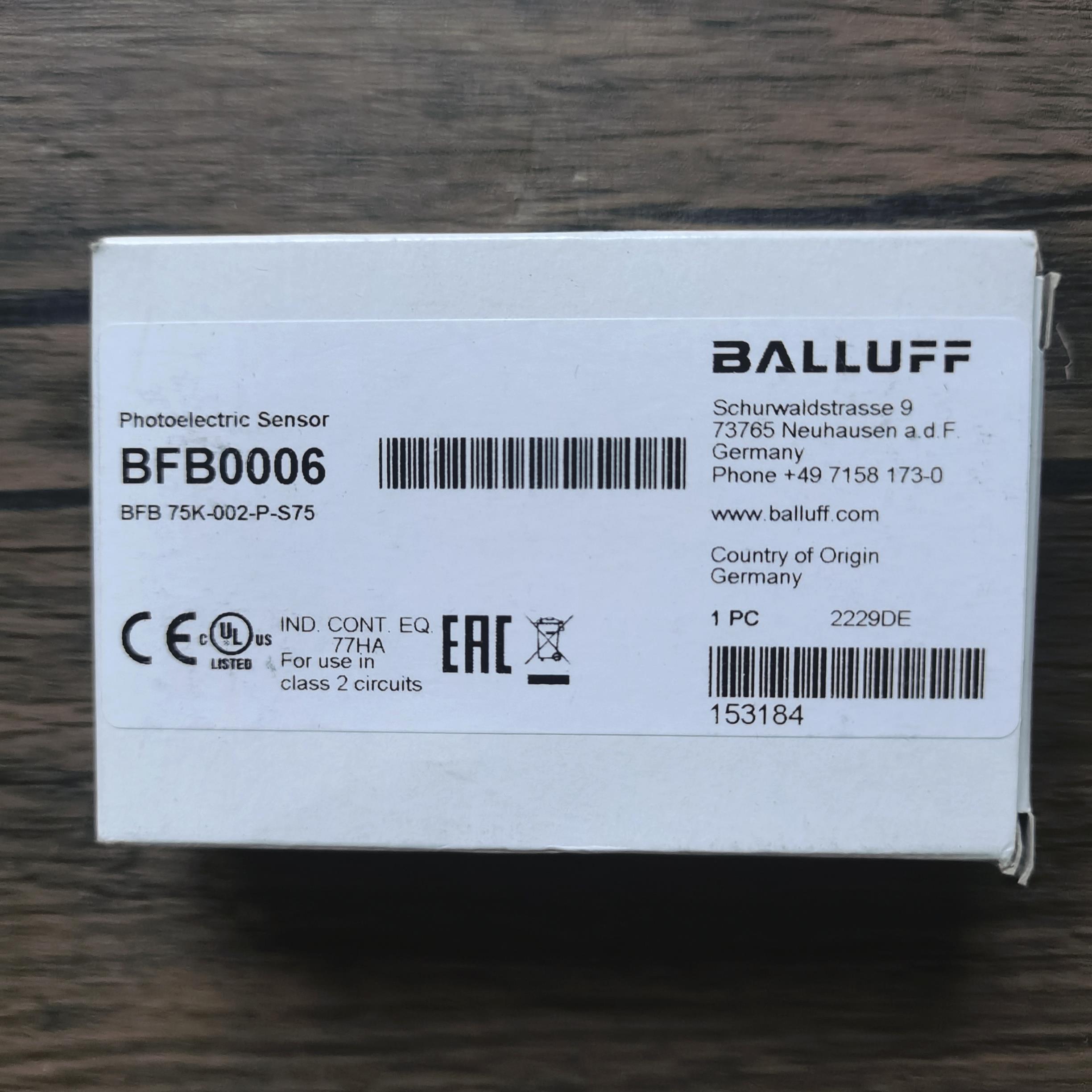 正品 巴鲁夫 BFB0006 光纤放大器 BFB 75K-002-P0S75现货