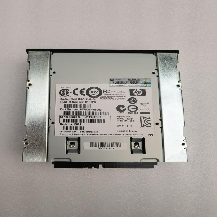 HP 393484-001 DAT72 DDS5 SCSI Q1522B DW009-60005 DW009-692