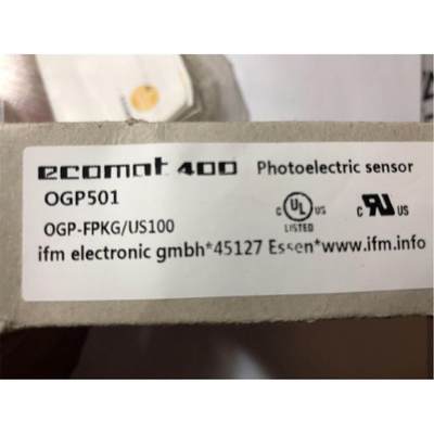 询价IFM易福门光电开关 OGP501传感器OGP-FPKG/US100 ECOMAT400议