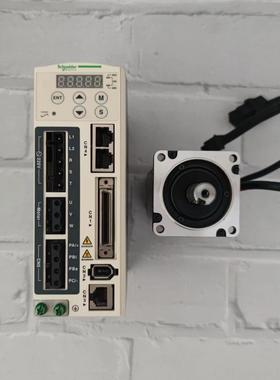 拆机400瓦伺服驱动电机套装LXM23AU04M3XBCH0602012A1C