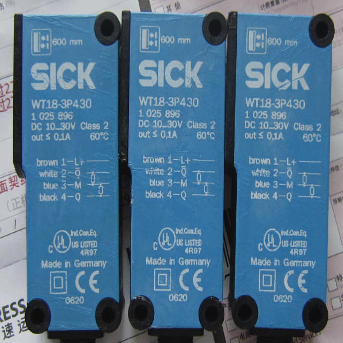 4钻 正品 进口施克SICK光电传感器 WT18-3P430 1025896 工程