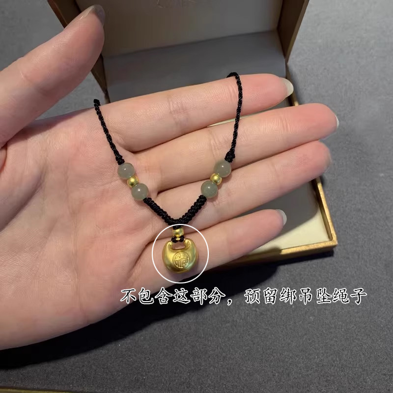 小胖福黄金吊坠专用挂绳