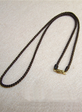 1mm-3mm项链绳 手工绳 14K包金扣项链绳 黄金吊坠绳 配玉石翡翠