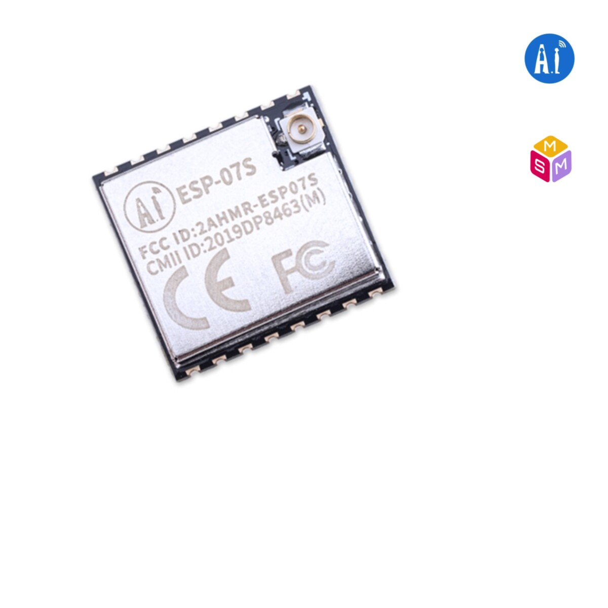 安信可2.4G模块 ESP8266串口 WiFi无线透传 ESP-07S Ai-WB2-07S_虎窝淘