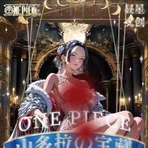 昼星文创航海王山多拉的宝藏卡牌