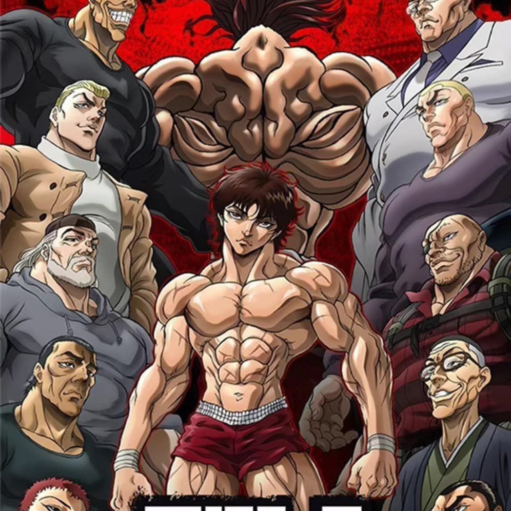 KY文创刃牙地表最强色纸二创卡牌