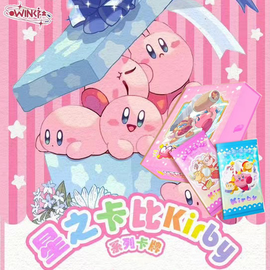 wink社星之卡比卡片卡比魅塔骑士瓦豆鲁迪动漫游戏卡牌收藏盲盒