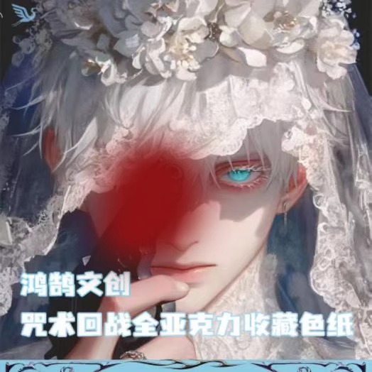 鸿鹄文创咒术回战亚克力色纸盲盒