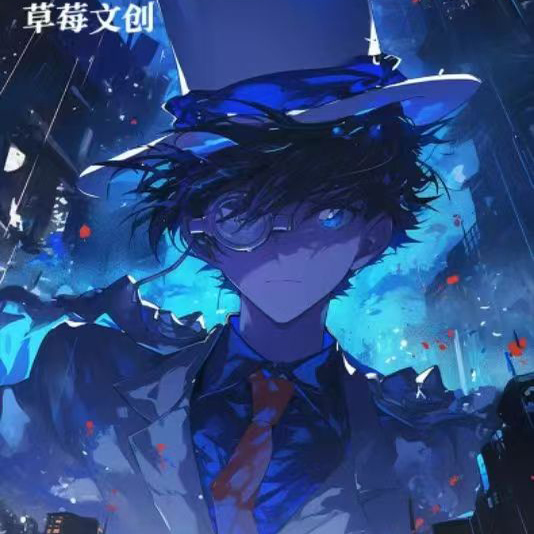 草莓文创名侦探柯南卡片动漫色纸